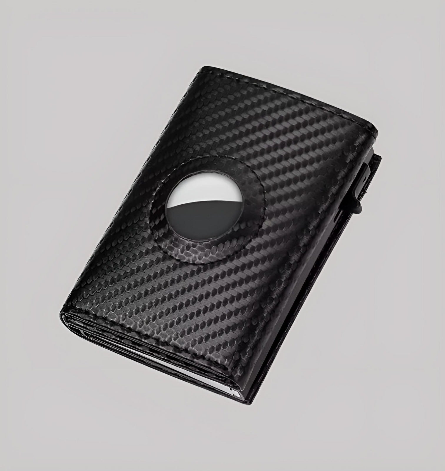 Carbon Fiber Airtag Wallet RFID Blocking by PAKKA